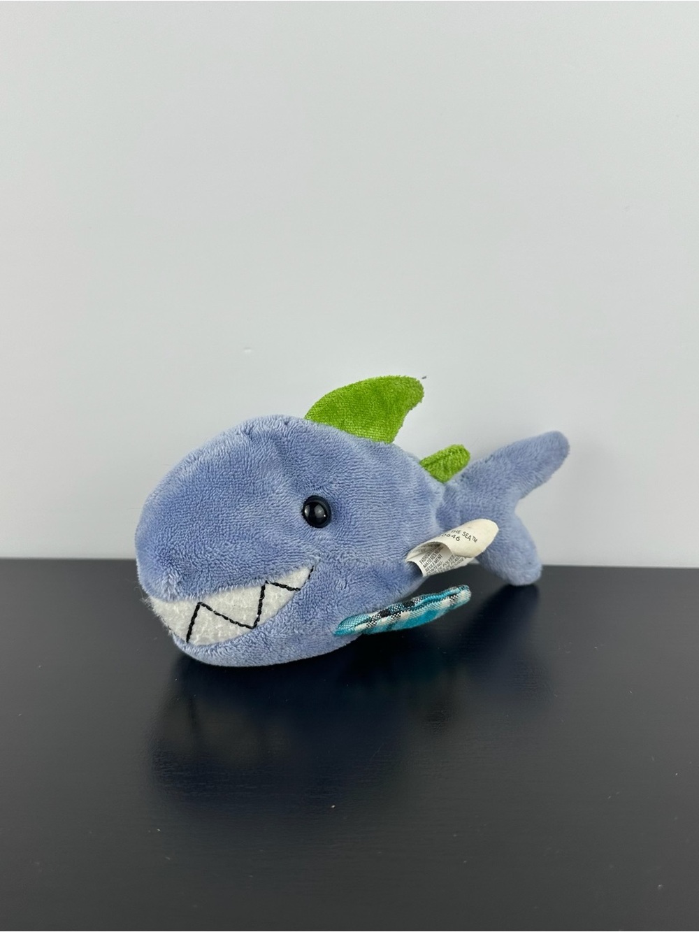 Gund Rare Down By The Sea Blue Shark 6” #320646 Plush Stuffed Animal